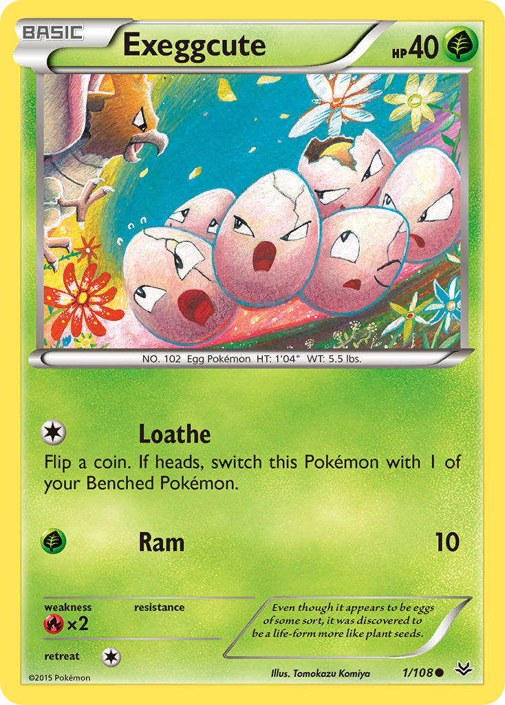 Exeggcute (1/108) [XY: Roaring Skies] | Good Games Cannington