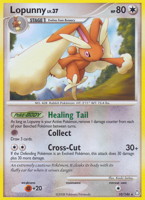 Lopunny (33/146) [Diamond & Pearl: Legends Awakened] | Good Games Cannington