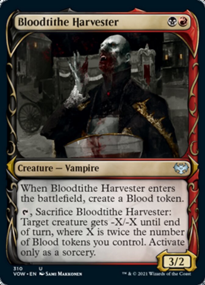 Bloodtithe Harvester (Showcase Fang Frame) [Innistrad: Crimson Vow] | Good Games Cannington