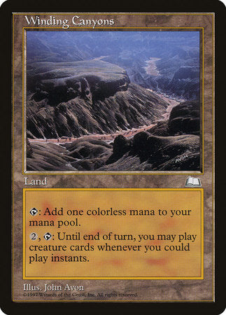 Winding Canyons [Weatherlight] | Good Games Cannington