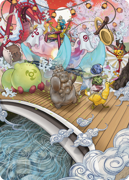 March of Otherworldly Light Art Card [Kamigawa: Neon Dynasty Art Series] | Good Games Cannington