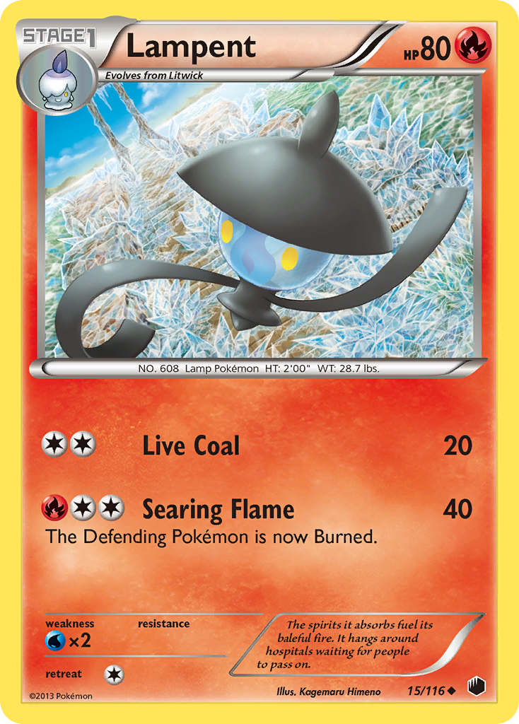 Lampent (15/116) [Black & White: Plasma Freeze] | Good Games Cannington