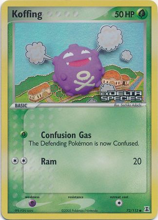 Koffing (72/113) (Stamped) [EX: Delta Species] | Good Games Cannington