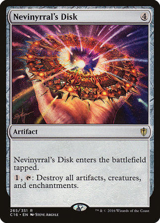 Nevinyrral's Disk [Commander 2016] | Good Games Cannington