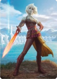 Nahiri, Heir of the Ancients 1 Art Card [Zendikar Rising Art Series] | Good Games Cannington