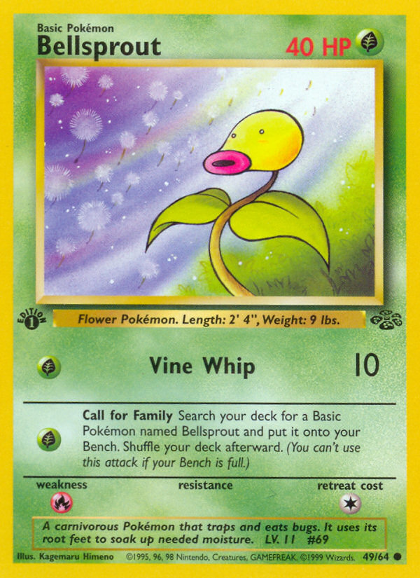 Bellsprout (49/64) [Jungle 1st Edition] | Good Games Cannington
