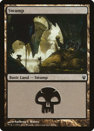 Swamp (85) [Duel Decks: Izzet vs. Golgari] | Good Games Cannington