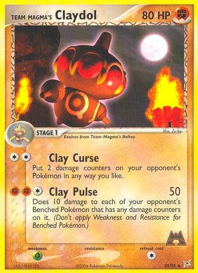 Team Magma's Claydol (33/95) [EX: Team Magma vs Team Aqua] | Good Games Cannington