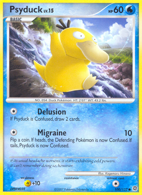 Psyduck (100/132) [Diamond & Pearl: Secret Wonders] | Good Games Cannington