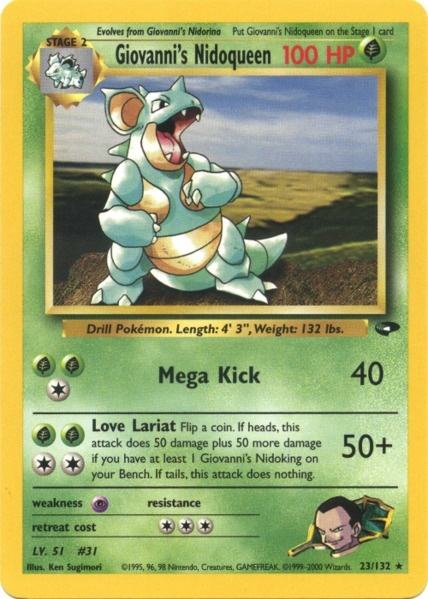 Giovanni's Nidoqueen (23/132) [Gym Challenge Unlimited] | Good Games Cannington