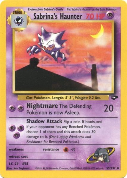Sabrina's Haunter (55/132) [Gym Challenge Unlimited] | Good Games Cannington