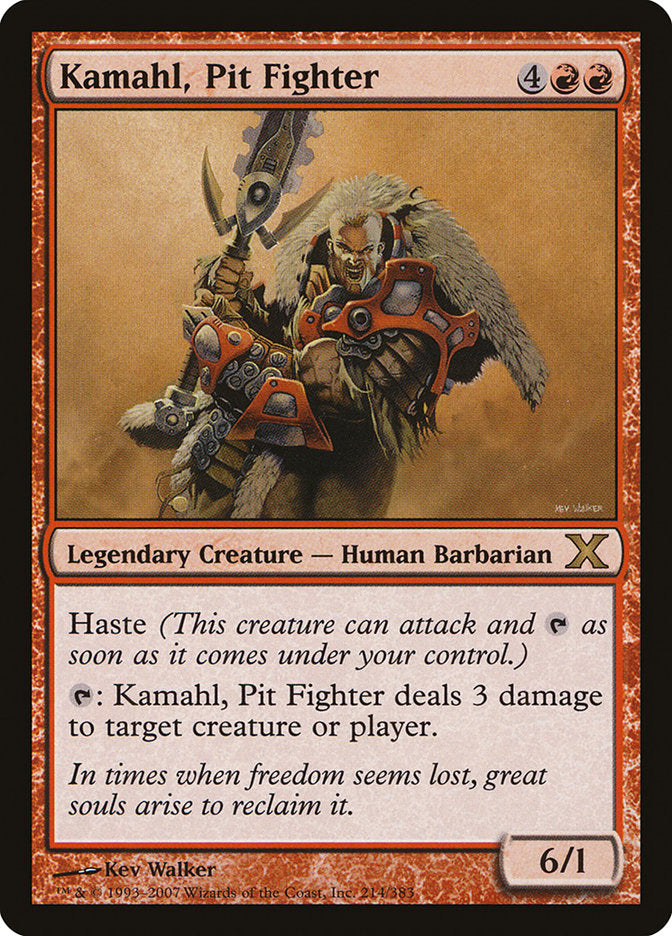 Kamahl, Pit Fighter [Tenth Edition] | Good Games Cannington