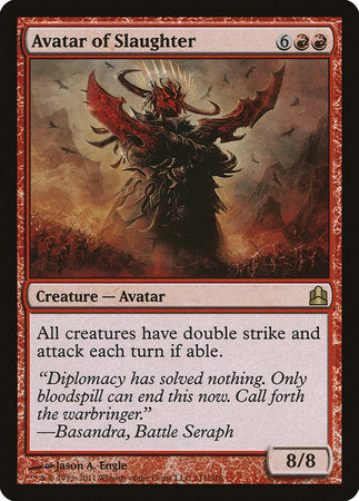 Avatar of Slaughter [Commander 2011] | Good Games Cannington