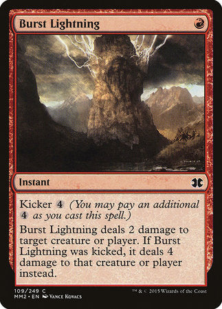 Burst Lightning [Modern Masters 2015] | Good Games Cannington