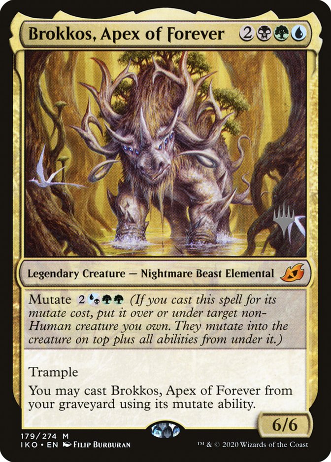 Brokkos, Apex of Forever (Promo Pack) [Ikoria: Lair of Behemoths Promos] | Good Games Cannington