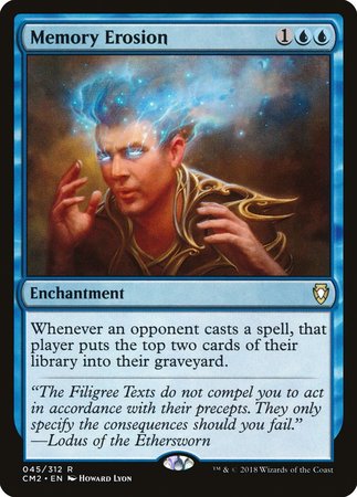 Memory Erosion [Commander Anthology Volume II] | Good Games Cannington