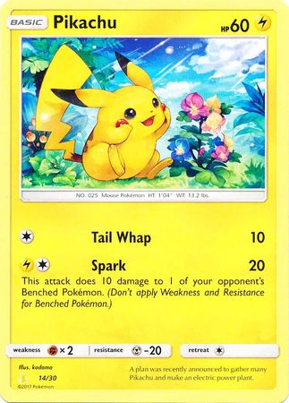 Pikachu (14/30) [Sun & Moon: Trainer Kit - Alolan Raichu] | Good Games Cannington