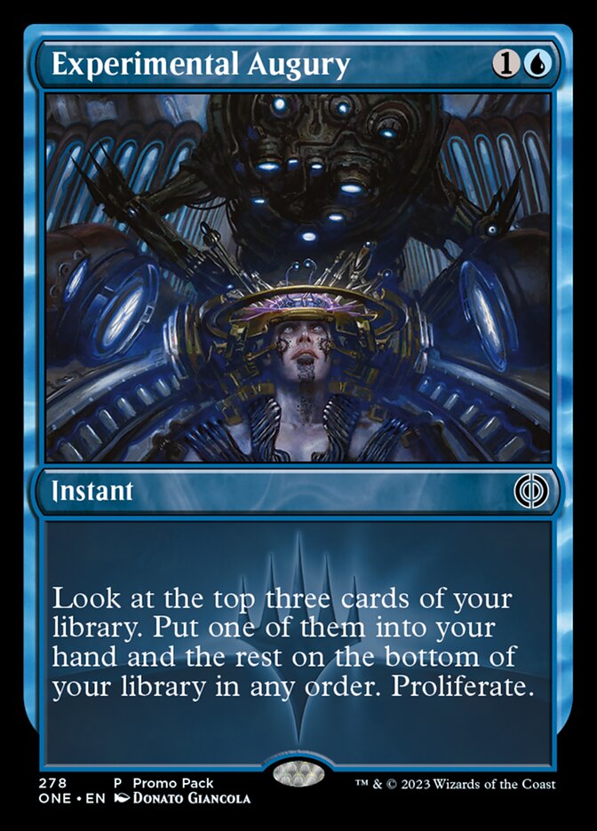 Experimental Augury (Promo Pack) [Phyrexia: All Will Be One Promos] | Good Games Cannington