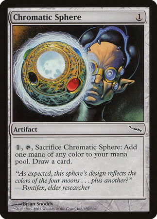 Chromatic Sphere [Mirrodin] | Good Games Cannington