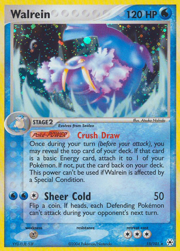 Walrein (15/101) [EX: Hidden Legends] | Good Games Cannington
