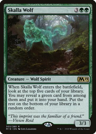 Skalla Wolf [Core Set 2019] | Good Games Cannington