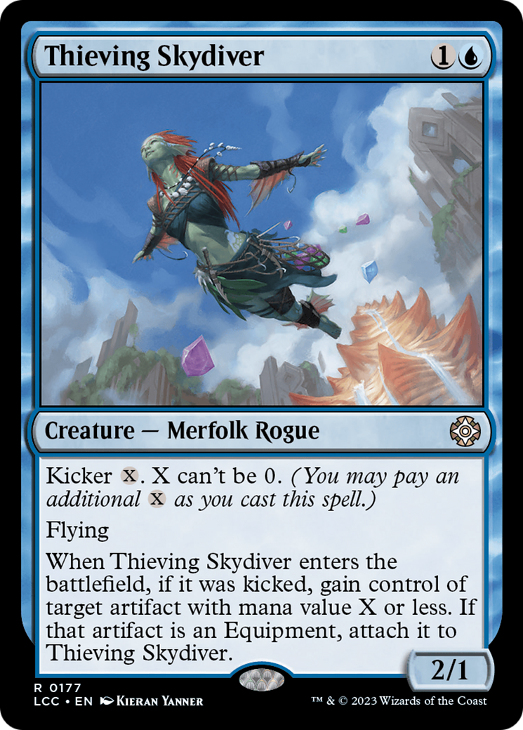 Thieving Skydiver [The Lost Caverns of Ixalan Commander] | Good Games Cannington