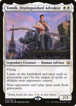 Tomik, Distinguished Advokist [War of the Spark] | Good Games Cannington