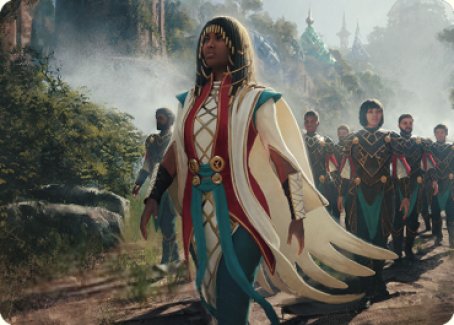 Queen Kayla bin-Kroog Art Card [The Brothers' War Art Series] | Good Games Cannington