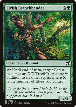 Elvish Branchbender [Duel Decks: Elves vs. Inventors] | Good Games Cannington