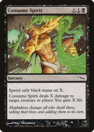 Consume Spirit [Mirrodin] | Good Games Cannington