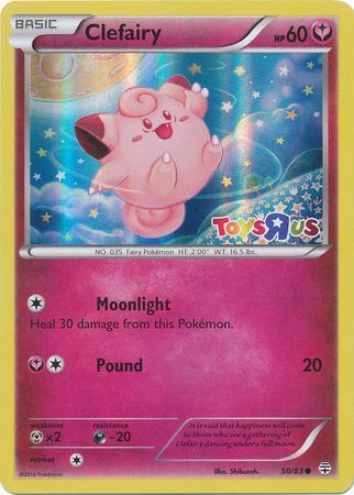 Clefairy (50/83) (Toys R Us Promo) [XY: Generations] | Good Games Cannington