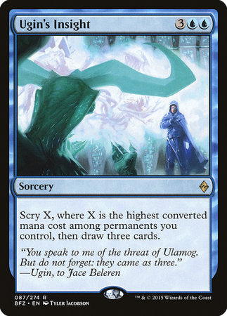 Ugin's Insight [Battle for Zendikar] | Good Games Cannington