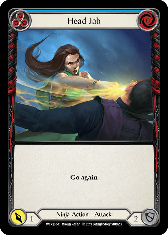 Head Jab (Blue) [WTR100-C] Alpha Print Normal | Good Games Cannington