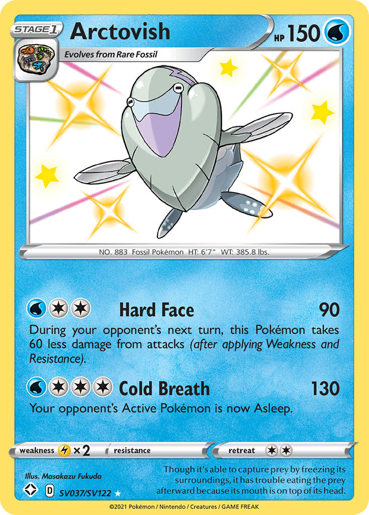 Arctovish (SV037/SV122) [Sword & Shield: Shining Fates] | Good Games Cannington