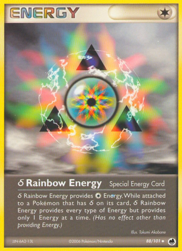 Rainbow Energy (88/101) (Delta Species) [EX: Dragon Frontiers] | Good Games Cannington