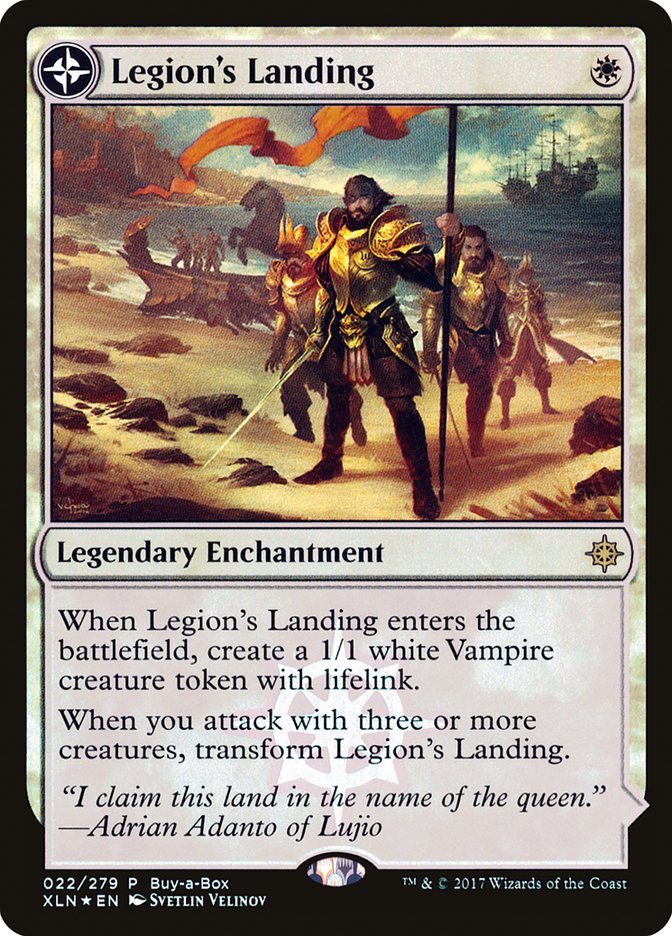 Legion's Landing // Adanto, the First Fort (Buy-A-Box) [Ixalan Treasure Chest] | Good Games Cannington