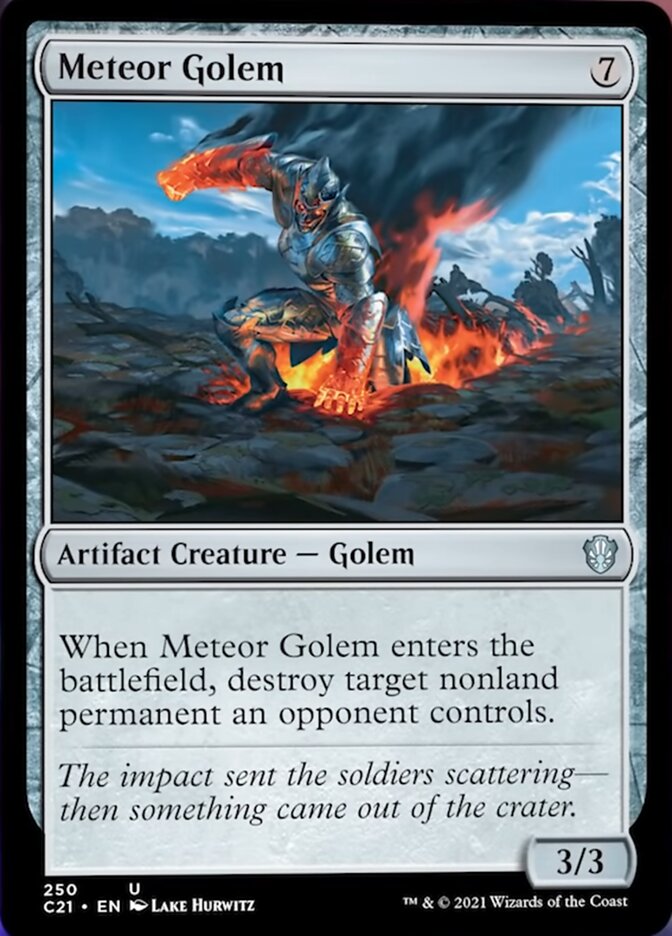Meteor Golem [Commander 2021] | Good Games Cannington