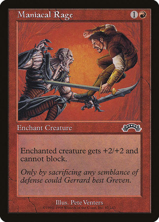 Maniacal Rage [Exodus] | Good Games Cannington