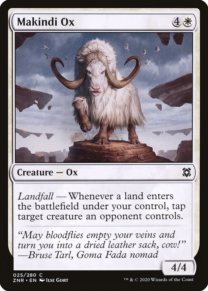 Makindi Ox [Zendikar Rising] | Good Games Cannington