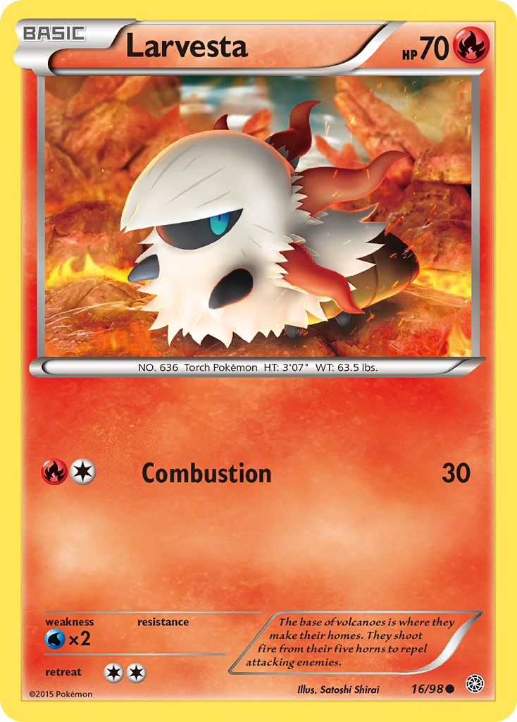 Larvesta (16/98) [XY: Ancient Origins] | Good Games Cannington