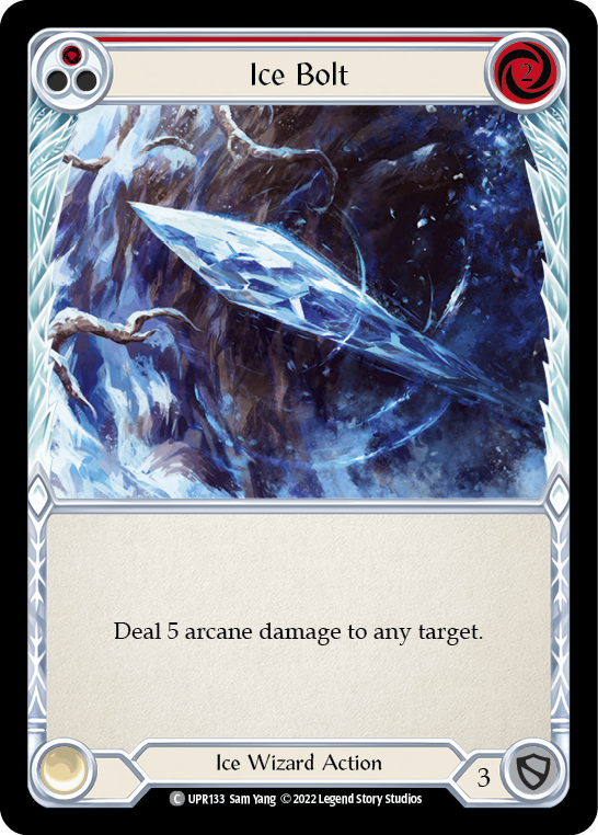 Ice Bolt (Red) [UPR133] (Uprising)  Rainbow Foil | Good Games Cannington
