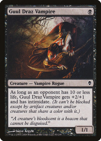 Guul Draz Vampire [Zendikar] | Good Games Cannington