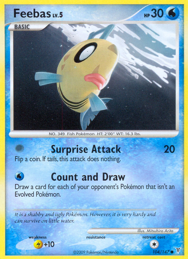 Feebas (104/147) [Platinum: Supreme Victors] | Good Games Cannington