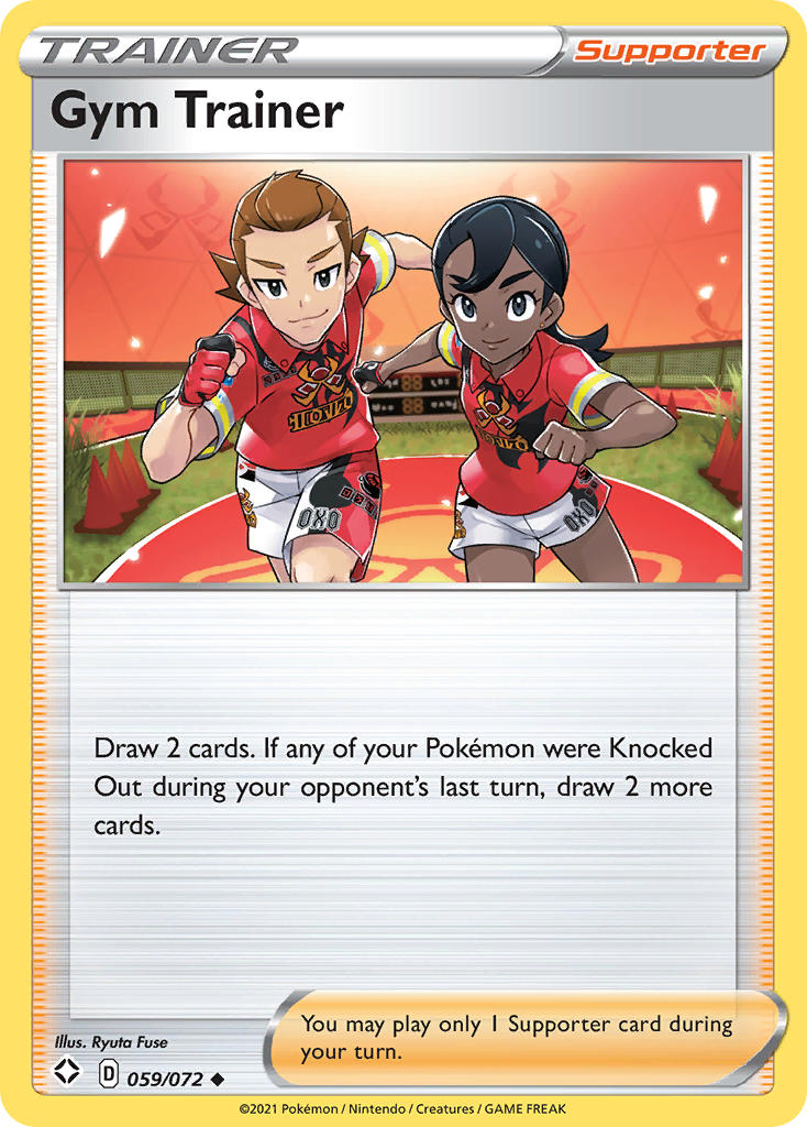 Gym Trainer (059/072) [Sword & Shield: Shining Fates] | Good Games Cannington