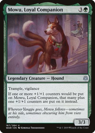 Mowu, Loyal Companion [War of the Spark] | Good Games Cannington