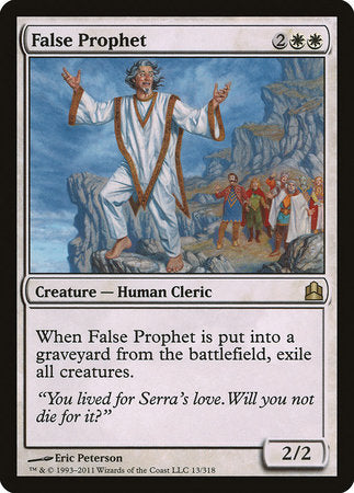 False Prophet [Commander 2011] | Good Games Cannington