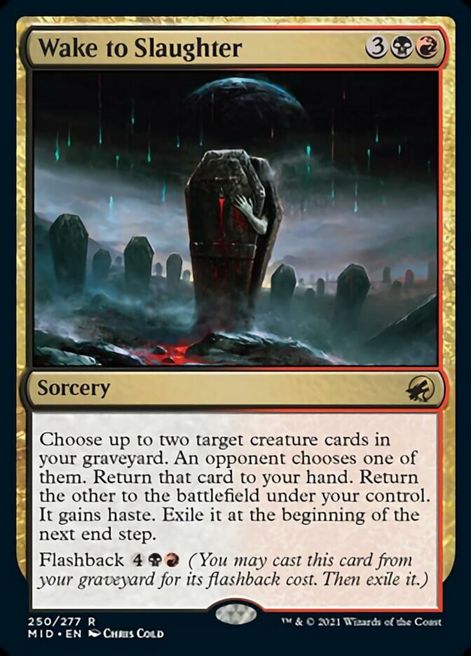 Wake to Slaughter [Innistrad: Midnight Hunt] | Good Games Cannington