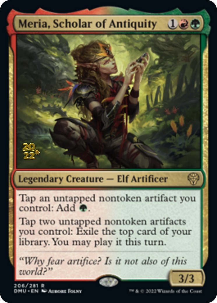 Meria, Scholar of Antiquity [Dominaria United Prerelease Promos] | Good Games Cannington