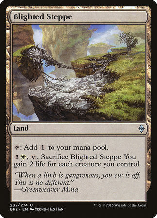 Blighted Steppe [Battle for Zendikar] | Good Games Cannington
