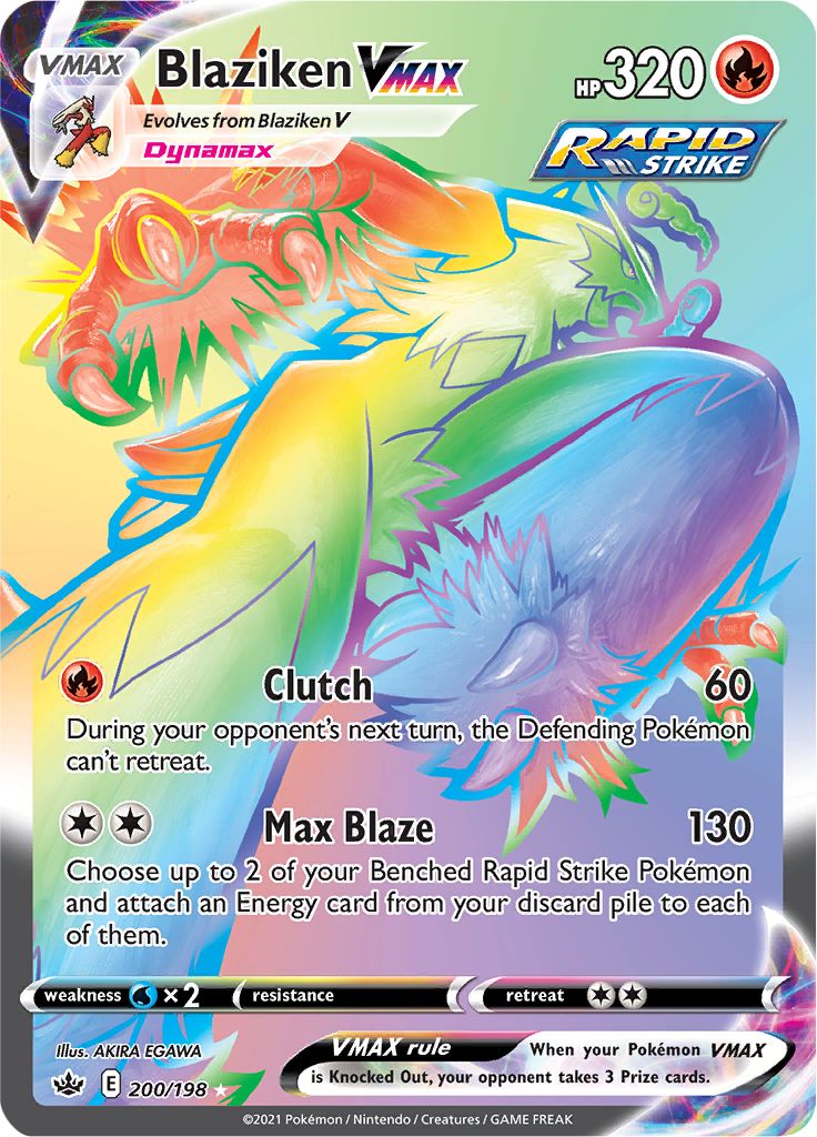 Blaziken VMAX (200/198) [Sword & Shield: Chilling Reign] | Good Games Cannington